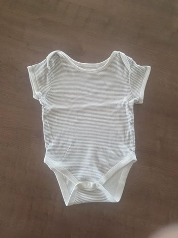 Body manches courtes rayé