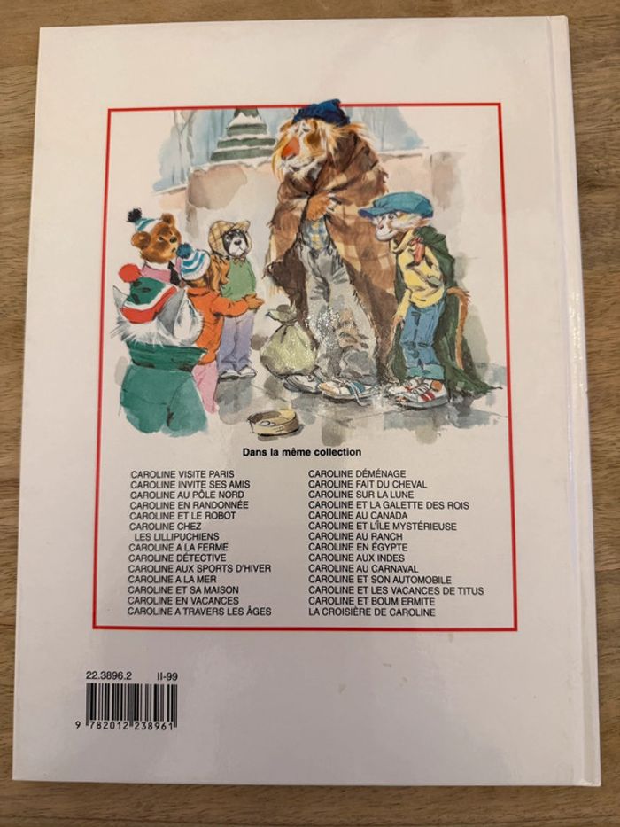 Caroline et les vagabonds singe lion sans abris livre bd album Pierre Probst - photo numéro 2