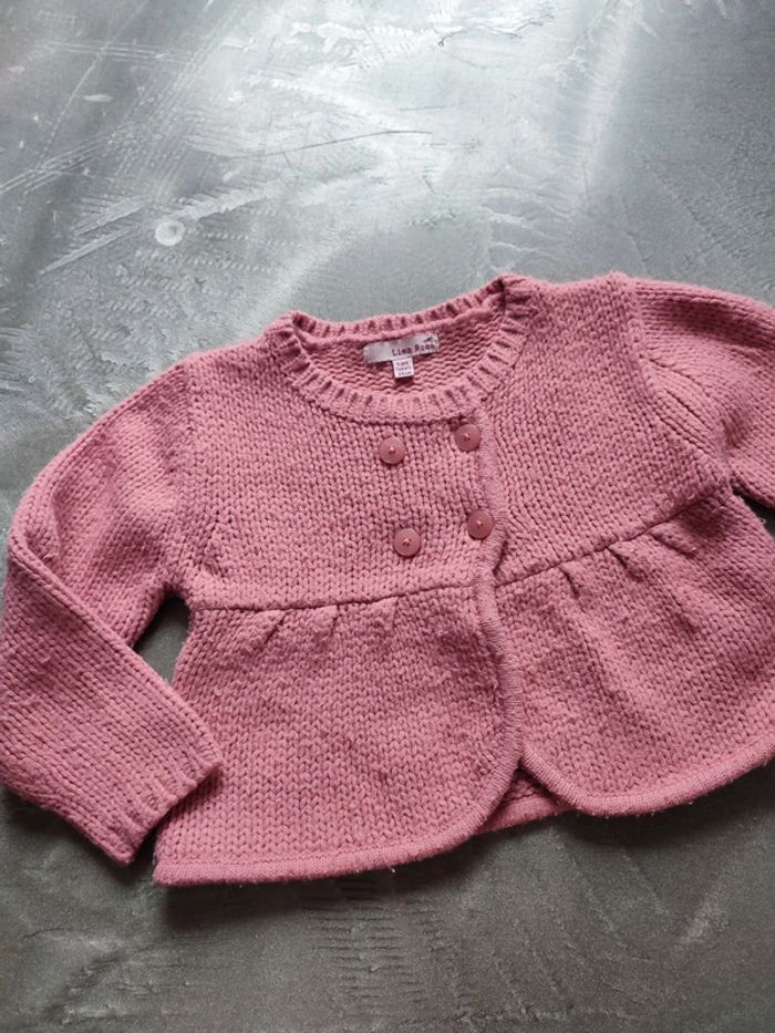 Gilet fille 3 ans lisa rose
