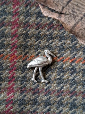 Petit pin's métal Cigogne Alsace