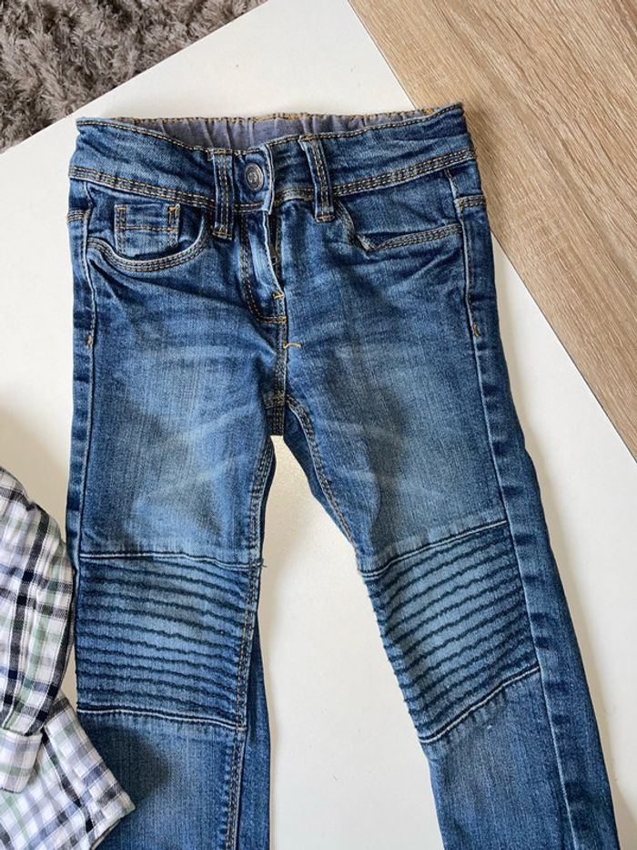 Ensemble garçon 2 ans chemise Plus et jean TAO - photo numéro 3