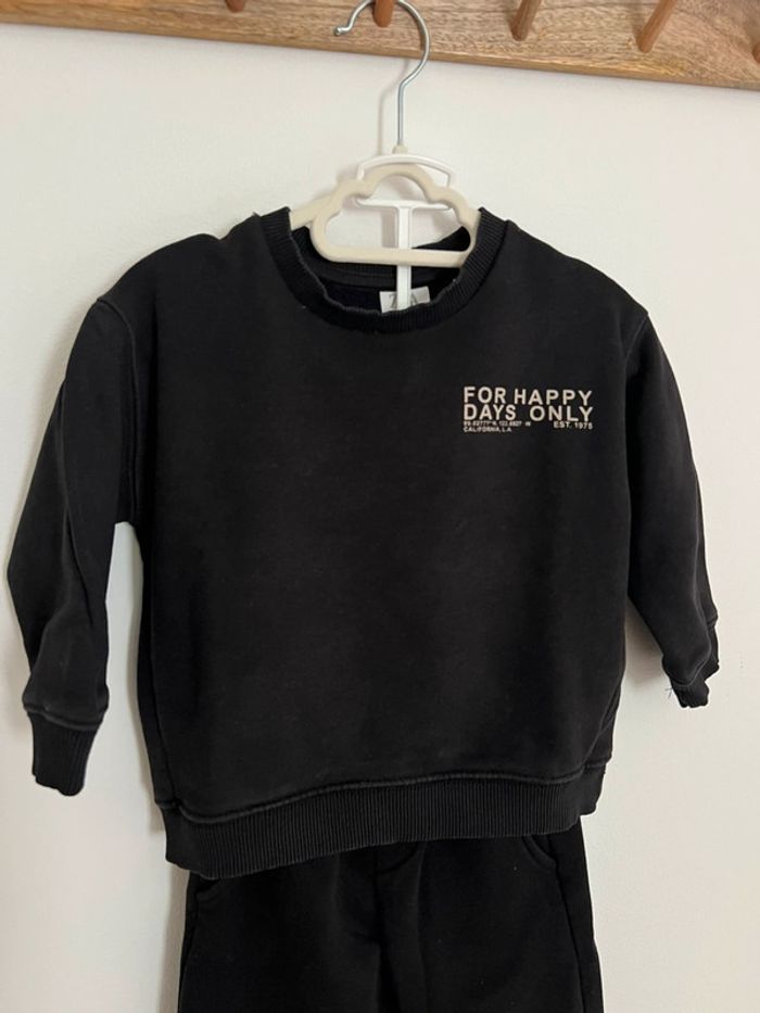 Ensemble pull + pantalon Zara 12-18 mois 86cm - photo numéro 3