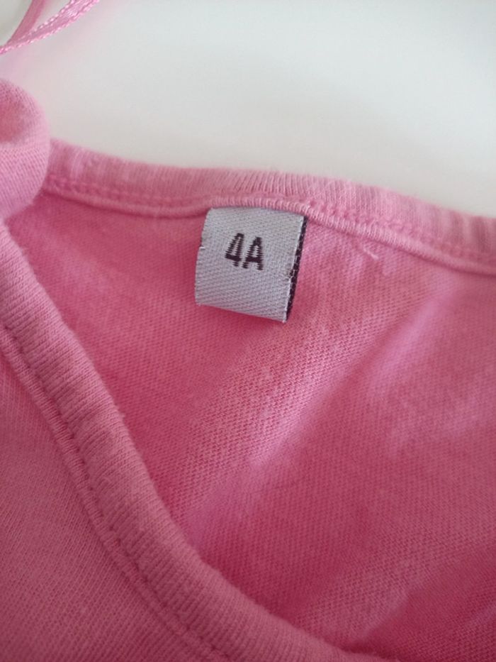 Ensemble fille 3/4 ans jupe haut bretelle carrefour tbe - photo numéro 6