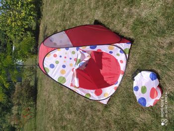 Tente de jeu colorée pour enfants