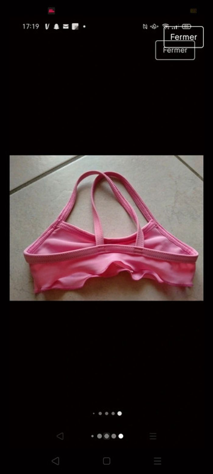 Ensemble Maillot de bain 2 pièces rose. Fille . Tribord
Taille 6 mois - photo numéro 13