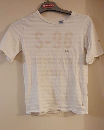 Tee-shirt blanc Okaidi 10 ans