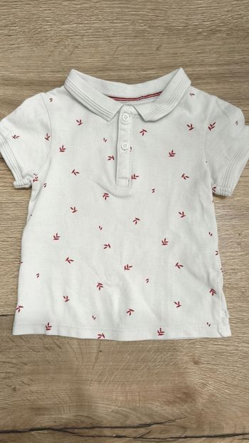 Polo blanc - 2 ans - obaïbi 
