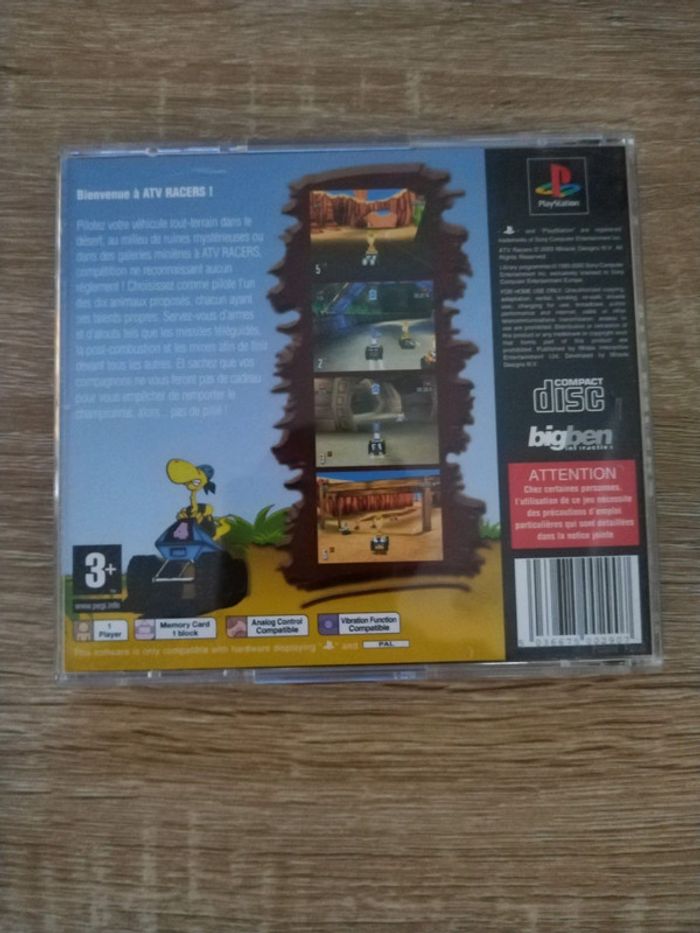 Jeu ps1 atv racers - photo numéro 3
