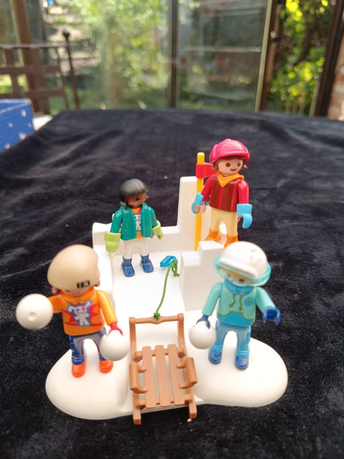 Lot enfants aux sports d'hiver Playmobil - photo numéro 7