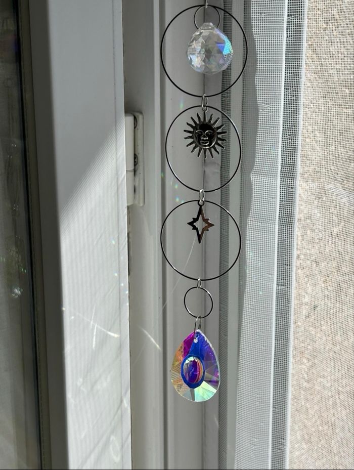 Capteur de soleil “Éclat Cosmique” – Cristal, Soleil & Étoile - photo numéro 2