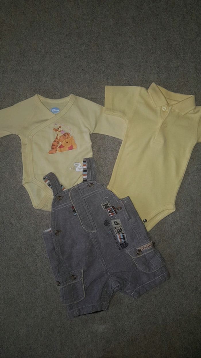 Ensemble mi saison été garçon 1mois