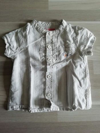 Chemise manches courtes taille 3 mois