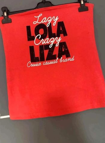 Top tee shirt Lola & Liza L 40 rouge LolaLiza