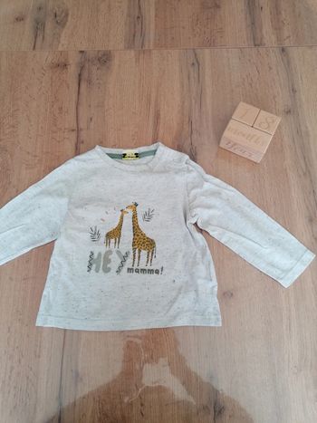 Tee-shirt manches longues 18 mois