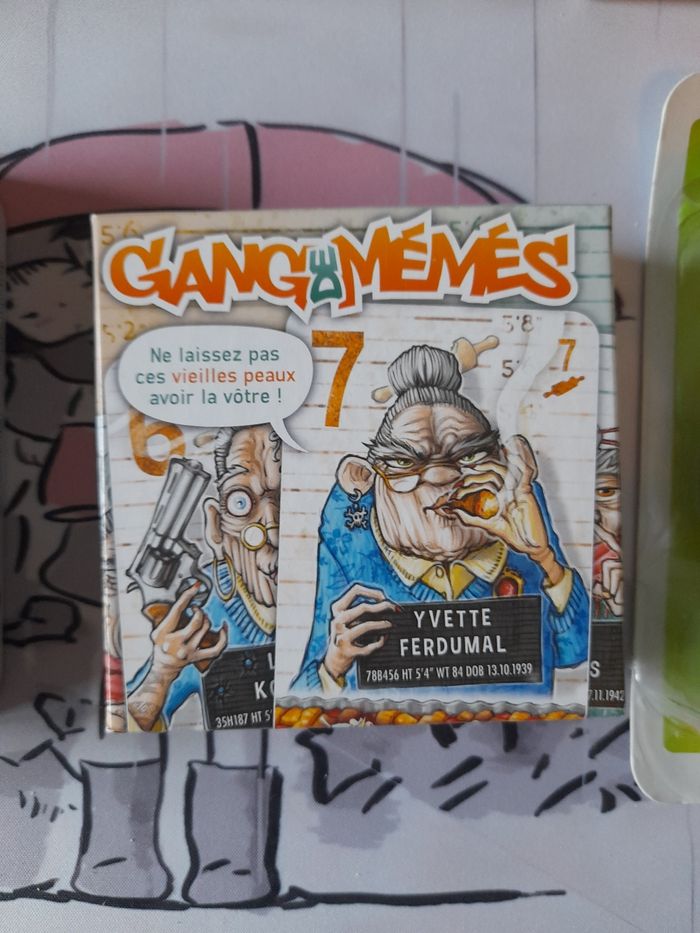 Lot de 6 jeux de société sweeet Kawaii gang de mémés timeline inventions saboteur cardline animaux - photo numéro 7