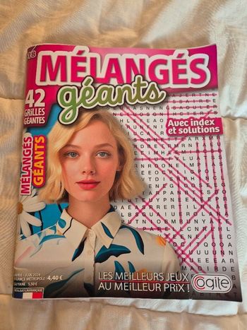 Livre géant mot mélangés neuf