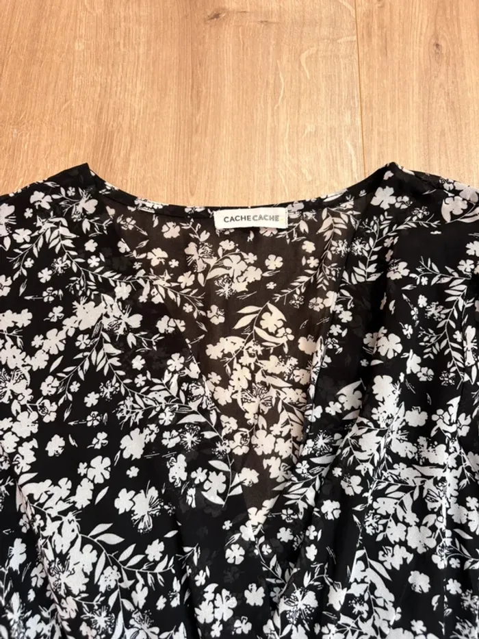 Robe noire et blanche Cache Cache - photo numéro 2