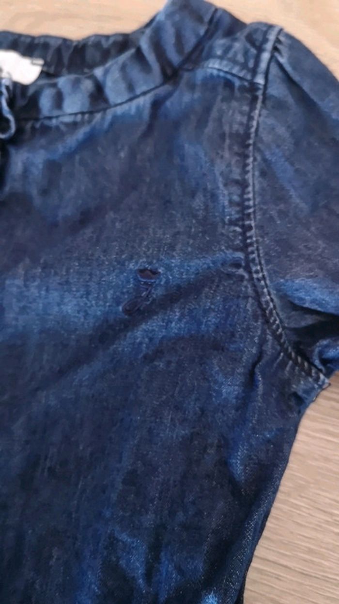 Chemise en jean's jacadi 2 ans - photo numéro 2