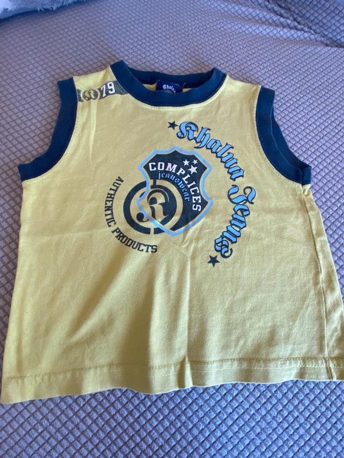 T-shirt débardeur bébé garçon 18/24 mois