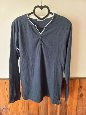 Tee-shirt manches longues col V