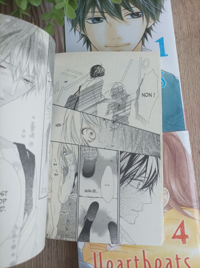 Lot 4 mangas heartbeats numéros 1 a 4 panini - photo numéro 3