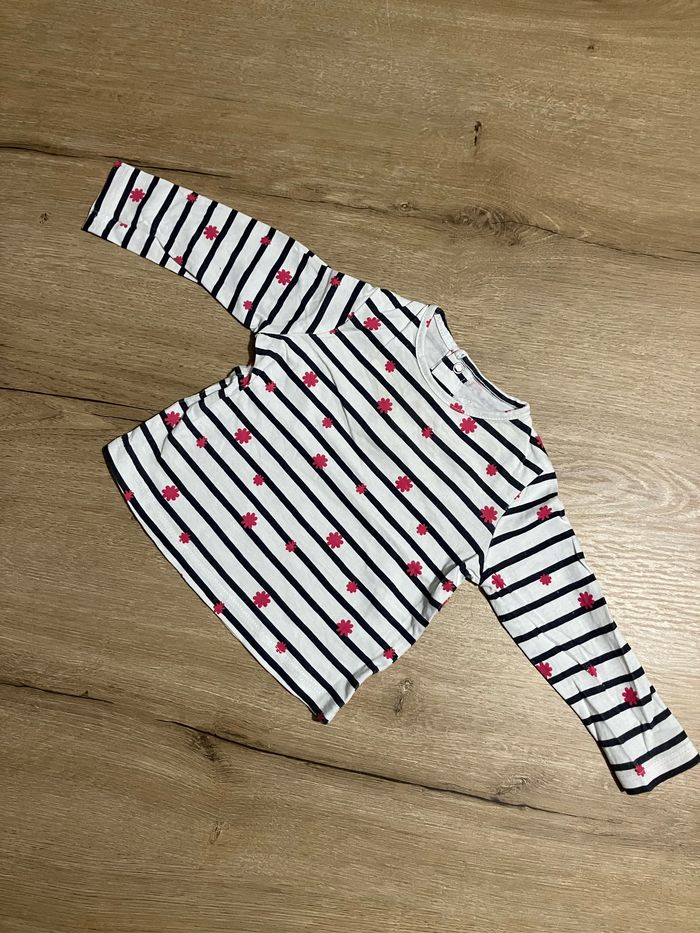 Lot t-shirts ML rayés 6 mois 🌺 - photo numéro 4