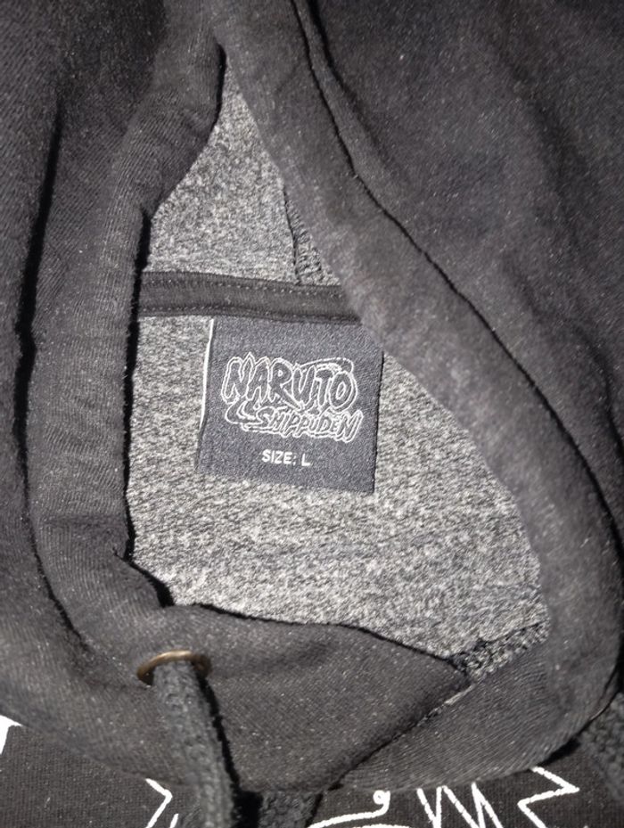 Pull a capuche noir Naruto taille L - photo numéro 2