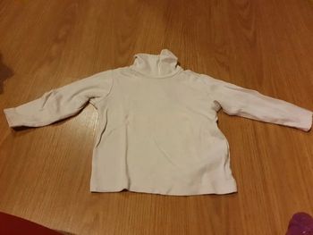 sous pull blanc verbaudet 18 mois