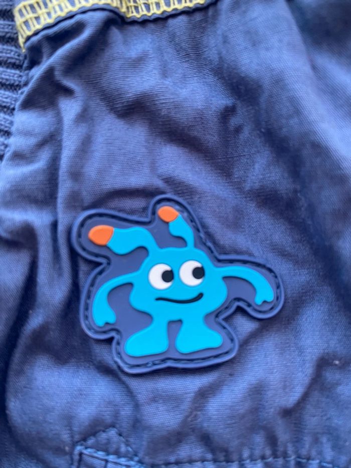 Manteau / doudoune / veste chaude sans manches avec capuche amovible - 12 mois - In extenso - TBE - photo numéro 5