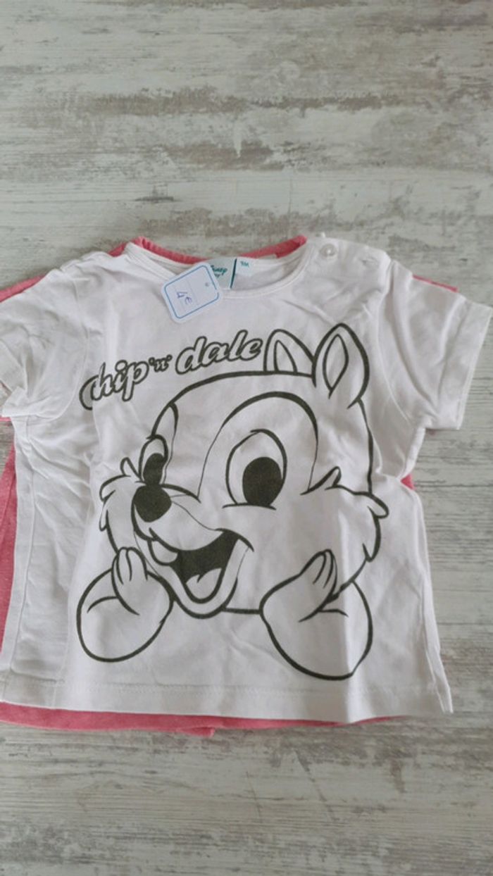 Lot de 6 tee-shirts 9 mois - photo numéro 2