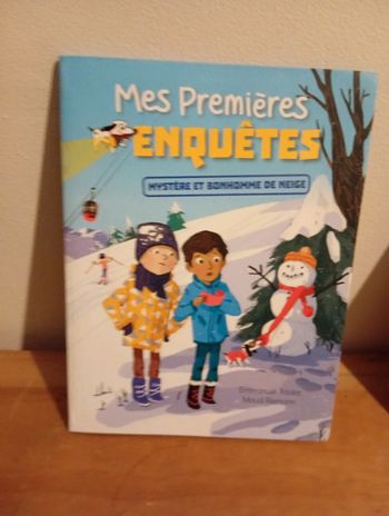 Livre mes premières enquêtes tome 3 mystère et bonhomme de neige