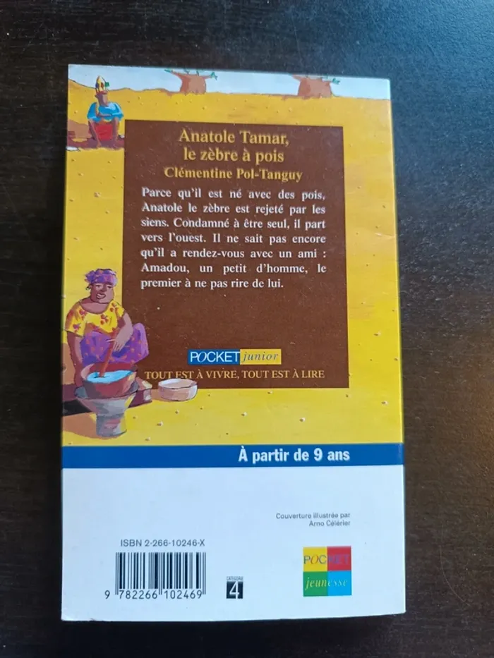 Livre ANATOLE TAMAR, LE ZEBRE À POIS - Clémentine Pol Tanguy - photo numéro 6