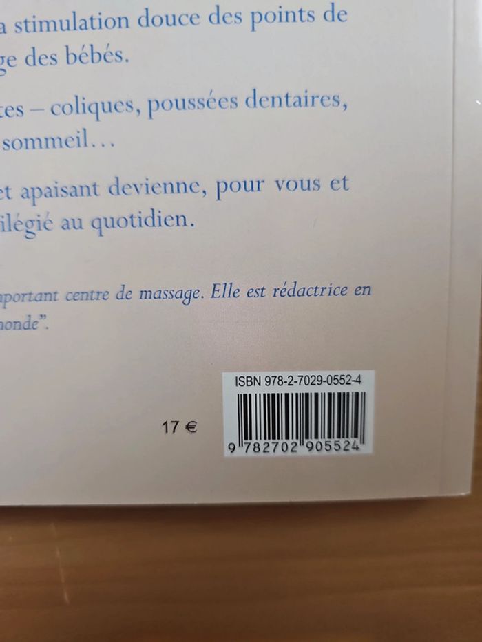 Livre Le massage des bébés - photo numéro 3