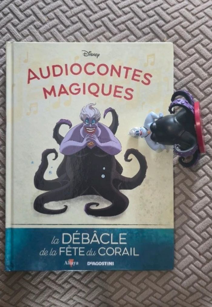 Numéro 140 Livre + figurine édition audiocontes Magiques Altaya édition disney audio compte conte