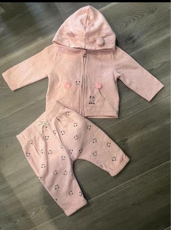 Ensemble de jogging rose 6 mois 🐼