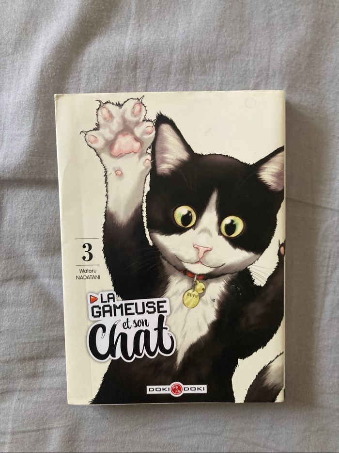 Manga la gameuse et son chat T3