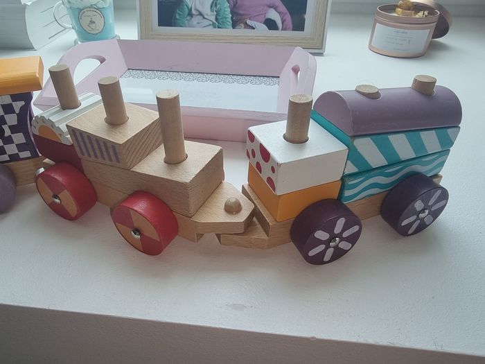 Train en bois - photo numéro 3