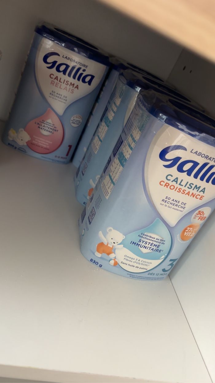 Lait galia 3 eme âge