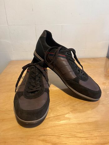 Derbys cuir marron Geox T.46 en TBE