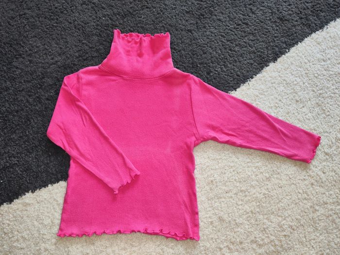 Tee-shirt longues manches à col 4 ans