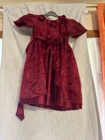 Robe de cérémonie bordeau