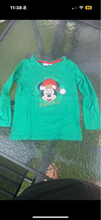 Pull  vert Minnie Noël