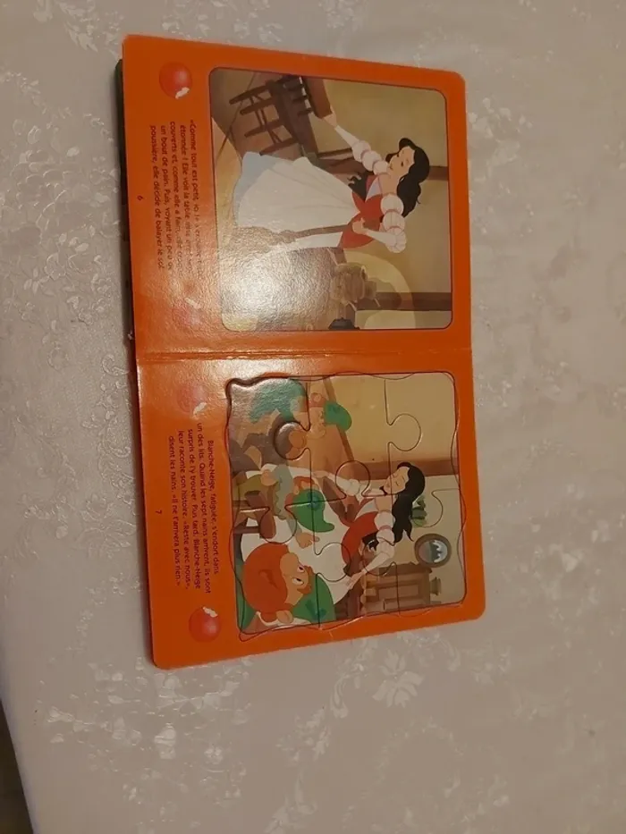 Livre 6 puzzles blanche neige - photo numéro 5