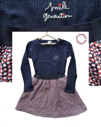 6 ans ensemble teeshirt Tape à l'oeil et jupe Okaïdi