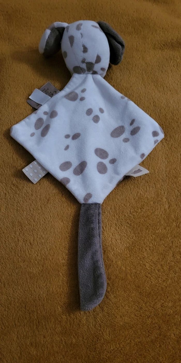 Doudou plat chien dalmatien