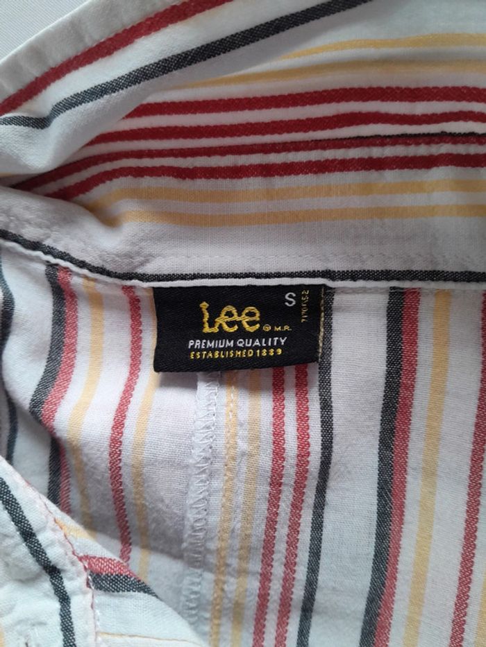 Petite chemise rayée  lee 68 quenn fast cars - photo numéro 3