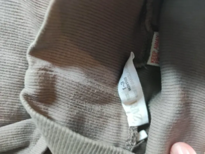 Ensemble Zara taupe 1-3 mois - photo numéro 3