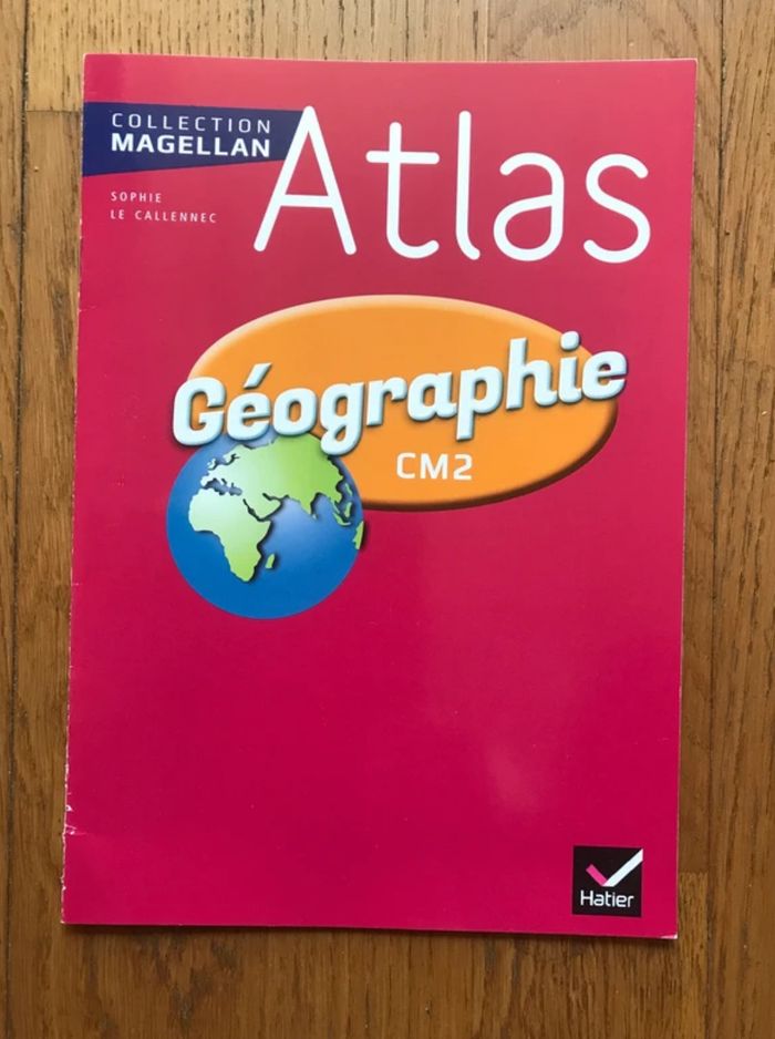 Atlas de géographie CM2 - Hatier