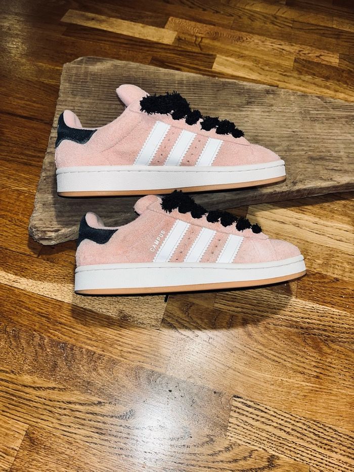 Adidas campus rose lacets fluffy - photo numéro 7