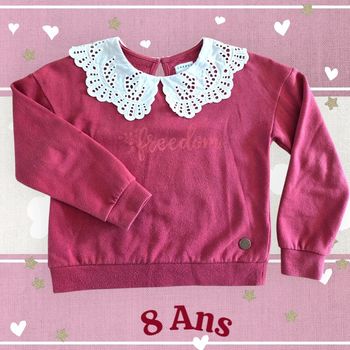 Sweat à col en dentelle 👧